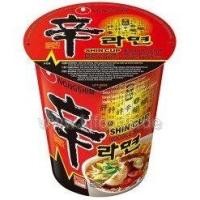 ราคา nongshim shin ramyun noodle soup cup ชินรามยอน มาม่าเกาหลี 68g (17225999428)