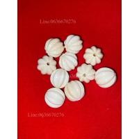 ราคา เม็ดงาช้าง เม็ดมะยม อะไหล่ร้อยสร้อย งาช้างแท้ (19133678396)