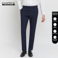 ราคา DAPPER กางเกงทำงาน รุ่น Essential Stretch ทรง Slim Fit สีกรมท่า (20768216158)