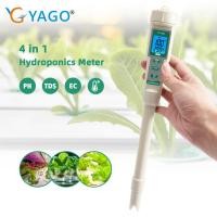 ราคา RCYAGO 4 In 1เครื่องวัดคุณภาพน้ำเครื่องวัดคุณภาพน้ำทดสอบพีเอชน้ำเครื่องวัดอุณหภูมิ (20662921818)
