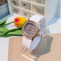 ราคา Geneva watch เจนีวา นาฬิกาข้อมือ ปาเต๊ะ สายซิลิโคนนิ่มมาก นาฬิกาก้านแก้ว พร้อมส่ง (20186025659)