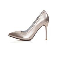 ราคา O B รองเท้าส้นสูงหนังแท้ รุ่น Kim Heels in Champagne (20572911602)