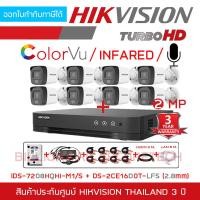 ราคา HIKVISION ชุดกล้องวงจรปิด 2 MP 8 CH FULL SET DS 2CE16D0T LFS x 8 iDS 7208HQHI M1 S HDD for CCTV ADAPTORหางกระรอก 1ออก8 CABLE 20 M x 8 HDMI 3 M LAN 5 M BY BILLIONAIRE SECURETECH (17719014586)