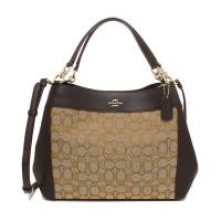 ราคา กระเป๋า COACH แท้ ผ้าลาย SIGNATURE สายหนังแท้ มีสายยาว ทรงสวยมาก รุ่นใหม่ COACH 29548 LEXY SHOULDER BAG IN SIGNATURE JACQUARD (19285192640)