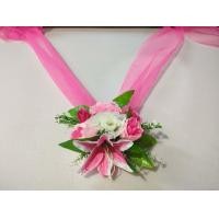 ราคา ช่อดอกไม้รถเจ้าบ่าว ดอกไม้หน้ารถเจ้าบ่าว โบว์ผูกหน้ารถงานแต่ง (18382013720)