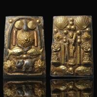 ราคา GA18 พระสมเด็จ วัดพระแก้ว สมเด็จวังหน้า ช้างมงคล สมเด็จโต พระสิ วลี เม็ดทอง ปลาตะเพียน คู่ ระฆัง คู่ ตะกรุดคู่ มงคล แร่เหล็กไหล เนื้อมวลสารมงคล ผงใบลาน สวย ทรงคุณค่า มีพลัง พุทธคุณ (20186690602)