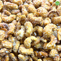 ราคา มะม่วงหิมพานต์เคลือบมะพร้าว สูตรหวานน้อย ไร้น้ำมัน คั่วใหม่ มะม่วงเกรดเอ เม็ดใหญ่ (20186550663)