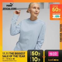 ราคา PUMA BASICS เสื้อวอร์มคอกลมผู้หญิง HER สีฟ้า APP 84983079 (19967497168)