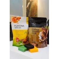 ราคา สบู่สครับกาแฟมะขามนมสด สบู่สมุนไพรพรทิน่า PONTINA BY PONTIP (20433265732)