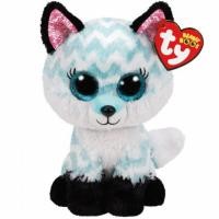 ราคา TY ตุ๊กตา ทีวาย ตุ๊กตา TY ATLAS fox aqua chevron reg (16186029667)