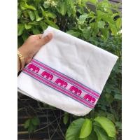 ราคา ผ้าขาวม้าวัวลาน ลายช้างข้าง ช้างเล็ก คละสีช้างนะคะ (20257425535)
