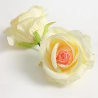 ราคา 1 Pc หัวดอกไม้ปลอมดอกกุหลาบดอกไม้ผ้าไหมสำหรับตกแต่งบ้านงานแต่งงานประดิษฐ์ดอกไม้ปลอม DIY มาลัยพวงมาลา (19339302610)