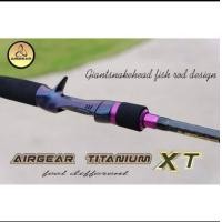 ราคา ส่งวันนี้ คันเบ็ด Airgear Titanium XT by BPO บีพีโอ คันกราไฟท 6 87ฟุต ท่อนเดียว เวท12 25 แพดท่อไม่มีหัก คัน ตกปลา (11087028444)