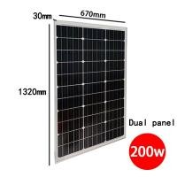 ราคา JinkoTigerNeo Dual Glass Solar Panel 12BB แผงเซลล์แสงอาทิตย์ขนาด 200 วัตต์ต้นฉบับ Monocrystalline Half Cell รับประกัน 10 ปี แผงโซล่าเซลล์ 200w (20797971457)