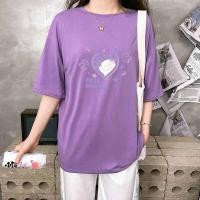 ราคา พร้อมส่ง KK 1shop เสื้อโอเวอร์ไซส์แขนสั้นสีขาว เสื้อยืด ลายการ์ตูน เเนวสตรีท คอกลม แฟชั่นสไตล์เกาหลี (19747547059)