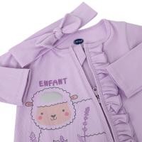 ราคา ENFANT ชุดหมี ลายแกะฝันหวาน สีม่วง ไซส์ 60 70 เหมาะสำหรับ เด็กแรกเกิด 6 เดือน (19662656325)