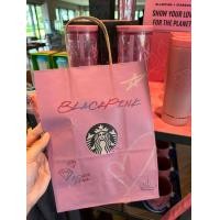 ราคา ถุงกระดาษ Starbucks BLACKPINK แท้ ถุงสตาร์บัคส์ ถุงกระดาษ ถุงแบล็กพิงก์ STARBUCKS x BLACKPINK Paper Bag Turn Up Your Summer 2023 (20052422987)