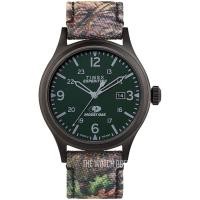 ราคา Timex TW2T94600 x Mossy Oak Expedition Scout นาฬิกาข้อมือผู้ชาย สายหนัง สีน้ำตาล หน้าปัด 40 มม (20332408105)