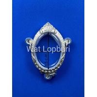 ราคา กรอบพระ ตลับเงินแท้ 3ห่วง ใส่พระเหรียญทรงไข่ เกจิต่างๆ 35 (16616404886)