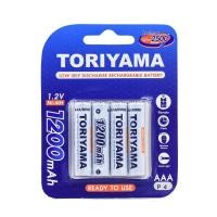ราคา ถ่านชาร์จ Toriyama AAA 1200mAh Ni Mh แพ็ค 4 ก้อน (734074924)