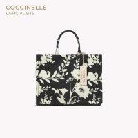 ราคา COCCINELLE NEVER WITHOUT BAG FLOWER JACQUARD HANDBAG 180201 กระเป๋าถือผู้หญิง (19615428176)