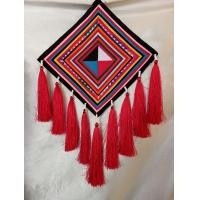 ราคา ผ้าจิก ลีซอ ห้อยพู่ไหมจีนสีแดง ใช้แต่งเสื้อ กระเป๋า สร้อยคอ กางเกง ขนาด 7 7นิ้ว (16621409478)