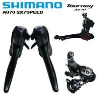 ราคา SHIMANO TOURNEY A070 2X7 SpeedจักรยานเสือหมอบGroupsetด้านหน้าด้านหลังDerailleur Shifterขี่จักรยานDerailleur 14Sสำหรับจักรยานเสือหมอบจักรยานเสือหมอบขี่จักรยานPart (5927010303)