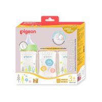 ราคา รุ่นใหม่ ของแท้ Pigeon ขวดนมคอกว้าง พีเจ้น ขวดนม PPSU PPWN ขนาด 5 8 ออนซ์ ขวดนมเด็ก ขวดนมสีชา ขวดนมสีขุ่น ขวดนมพีเจ้น มาพร้อม จุกนมพีเจ้น pigeon (17808621149)