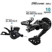 ราคา SHIMANO DEORE M4100 10 11 Speed MTB Mountain Bike Groupset SL M4100 R Shifter RD M4100 SGS RD M5120 SGS Rear Derailleur Bicycle Parts (14504394339)
