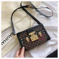 ราคา luxury branded women sling bag หลุยส์วิตตอง กระเป๋าแฟชั่น 2023 ทรงจดหมาย อะไหล่ทอง สะพายหนัง (19629123895)