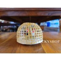 ราคา สุ่มไก่ไก่ไม้สลักไม้สักลงสี ถวายไอ้ไข่ ขนาด 3 5 นิ้ว สุ่มไก่ไม้ไผ่สาน ส่งKerry (7185242535)