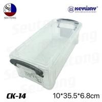 ราคา KEYWAY กล่องอเนกประสงค์มีฝาล็อคซ้อนกันได้ รุ่น CM 14 คละสี ขนาด ก10 x ย35 5 x ส6 8 ซ ม CM 14 (17629708273)