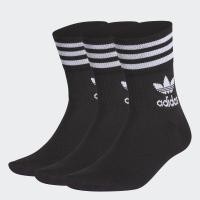 ราคา adidas ORIGINALS Mid Cut Crew Socks 3 Pairs ไม่ระบุเพศ สีดำ GD3576 (3637070862)