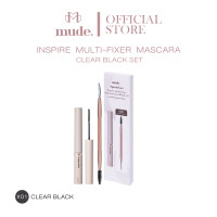 ราคา PRE ORDER ลด 100 MUDE INSPIRE MULTI FIXER MASCARA CLEAR BLACK SET มาสคาร่า ฟิกเซอร์ หวีขนตา (20869991415)