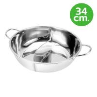 ราคา หม้อชาบู หม้อชาบูแยกน้ำ หม้อชาบู 2 ช่อง ขนาด 28cm 34cm หม้อสุกี้ หม้ออเนกประสงค์ 6 ลิตร ไม่เป็นสนิม ใช้ได้กับเตาทุกประเภท สินค้าพร้อมส่ง (14518384468)