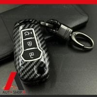 ราคา ส่งเร็ว1 2วัน พวงกุญแจ กรอบ เคฟล่าเงา เคสกุญแจรถ รถยนต์ ปลอกกุญแจ Ford Everest Ford Ranger (19757304985)