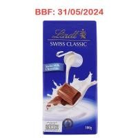 ราคา Lindt Swiss Classic Chocolate ลินด์ สวิส คลาสสิค ช็อกโกแลต Lindt Chocolate 100g ลินด์ ช็อกโกแลต ขนาด 100 กรัม (16553504018)