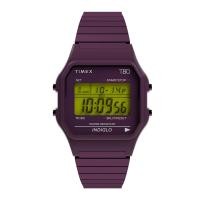 ราคา Timex TW2U93900 Timex LAB Timex 80 นาฬิกาข้อมือผู้หญิง สายสแตนเลส สีม่วง หน้าปัด 34 มม (20332310978)