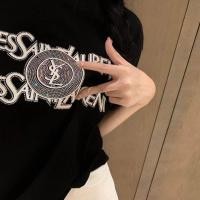 ราคา เสื้อยืดYSL คอกลม งานปักเพชร สวยๆใส่แล้วดูลุคคุณหนูน่ารัก ของใหม่100 (20608528664)