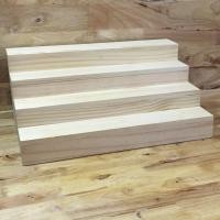 ราคา ชั้นไม้ 4 ชั้น มีขนาดใหญ่ แบบปิดหมด ขั้นบันไดวางโชว์สินค้าขาย วางของขายหน้าร้าน กว้างxยาวxสูง 32x50x20 cm AS17 4 ส่งจากกรุงเทพ (19634539952)