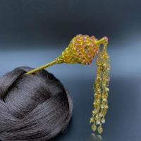 ราคา March jewelry ปิ่นปักผม ชุดไทย ปิ่นปักผมออเจ้า เล็ก เครื่องประดับผม สีทอง เพชร (1397354409)