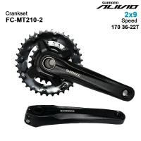 ราคา SHIMANO ALIVIO MT210 Crankset 3X9ความเร็ว40T 30T 22T 170มม จักรยานMTB MT500 BBด้านล่างวงเล็บ (17863308088)