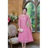 ราคา All Ladies เดรสลูกไม้ราตรีสั้น เดรสออกงาน เดรสทำงาน ชุดออกงานสีชมพู งานจริงผ้าสวยมาก รุ่นนี้่ใส่ออกงานไม่มีพลาดค่ะ LADY288 (20629589218)