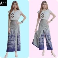 ราคา กระโปรงกางเกงผ้าไทย กระโปรงผ้าไทย กางเกงผ้าไทย กางเกงผ้าไทย กระโปรงผ้าไทย ผ้าฝ้ายพิมพ์ลายไทย (19763114798)