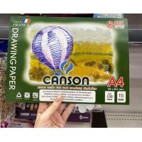 ราคา CANSON Drawing Paper กระดาษ 100 ปอนด์ ขนาดA4 ชนิดผิวเรียบ 15 แผ่น Fine Face (20576669988)
