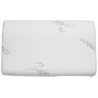ราคา Slow Rebound Bamboo Fiber Pillow Memory Foam Pillows Healthy Breathable Pillow Orthopedic Neck Fatigue Relief Sleeping (14360038327)