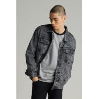 ราคา Mc Jeans แจ็คเก็ตยีนส์ สีดำ ทรงโอเวอร์ไซส์ เสื้อยีนส์ เสื้อแขนยาว ทรงสวย ใส่สบาย MJAZ024 (7234678370)