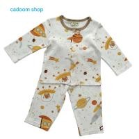 ราคา Cadoom Shop ชุดนอนเด็กแขนยาวขายาว ชุดนอนเด็ก ชุดนอนกระดุมหน้า ผ้าcotton interlock ผ้านิ่ม ผ้าสวมใส่สบาย ไม่หนาไม่บางมาก (20527192127)