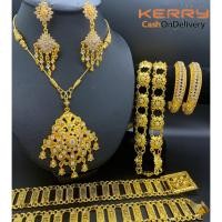 ราคา March Jewelry ชุดเครื่องประดับไทย สร้อยคอ ต่างหูคลิป เข็มขัดหัวเข็มขัด สร้อยสังวาลย์ (7374524941)