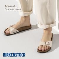 ราคา ลิขสิทธิ์แท้ BIRKENSTOCK Madrid BF Graceful Pearl White รองเท้าแตะ รุ่นฮิต ทรงมาแรง ได้ทั้งชายหญิง (20607401598)